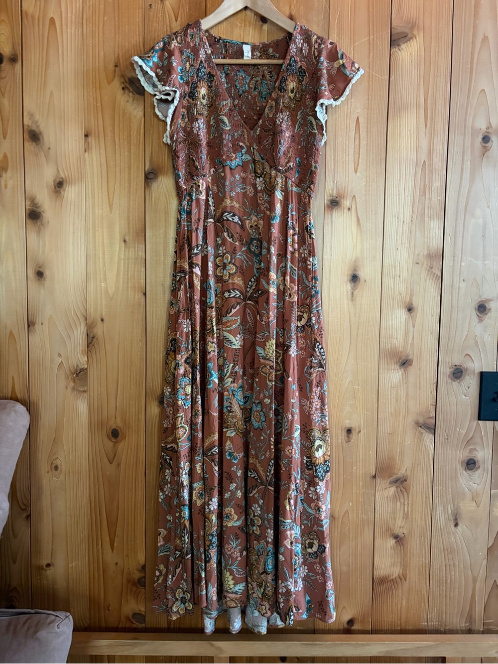 Spell Mojave Lily shirred maxi dress 🕊️ - Picture 7 of 10